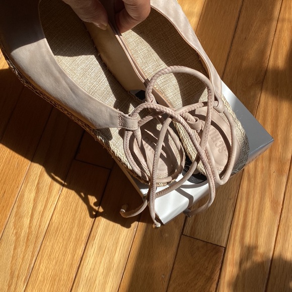 Schutz pale nude laba espadrilles